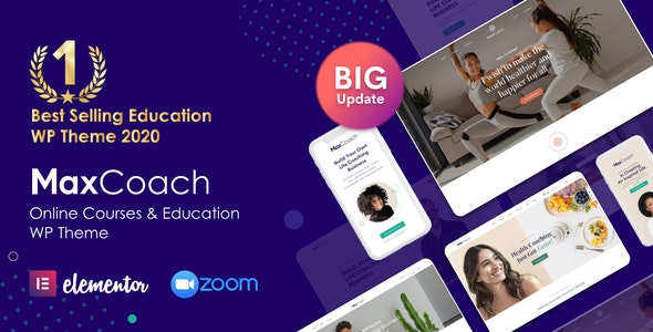 NULLED MaxCoach v2.2.0 - Online Courses & Education WP Theme