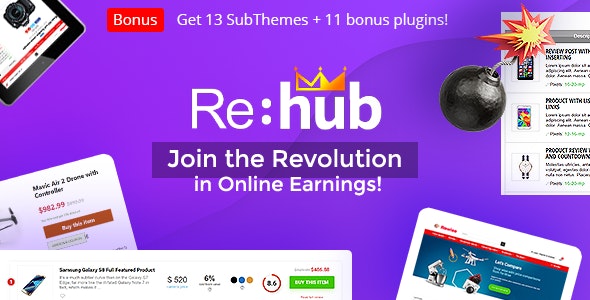 NULLED REHub v14.9.4.4 - Price Comparison, Business Community