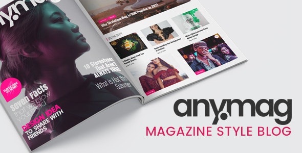 NULLED Anymag v2.1.2 - Magazine Style WordPress Blog