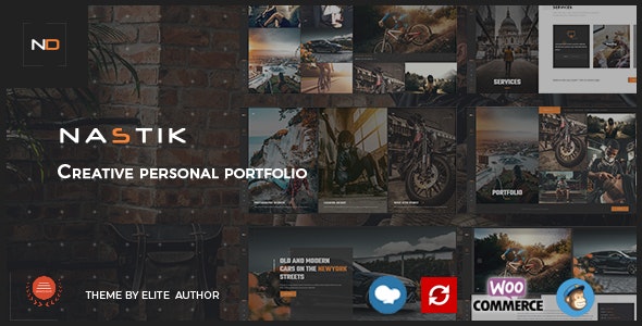 NULLED Nastik v3.6 - Creative Portfolio WordPress Theme