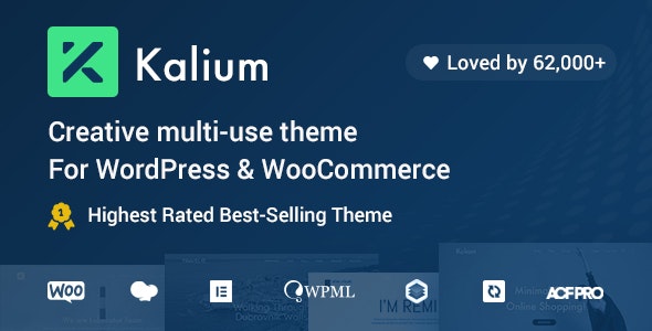 NULLED Kalium v3.2.1 - Creative Theme for Professionals