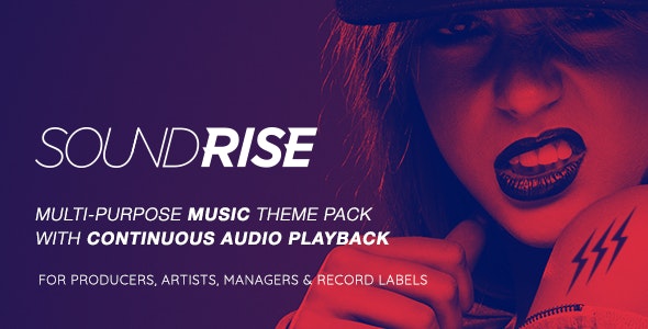 NULLED SoundRise v1.5.7 - Artists, Producers and Record Labels Theme